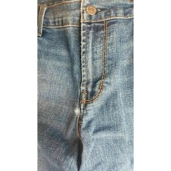 Old Navy Womens Original Mid Rise Size 12 Regular Denim Stretch Blue Jeans - Picture 5 of 8